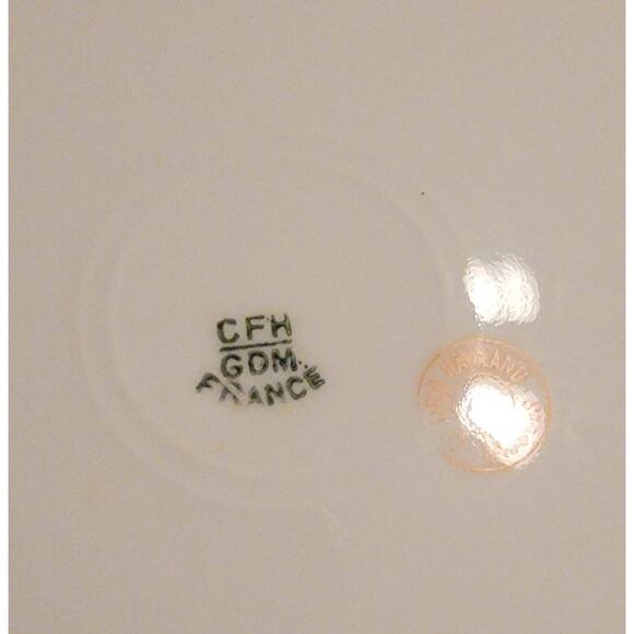 Haviland Limoges Schleiger Blue Floral 9 Inch Dinner Plate - Picture 5 of 6